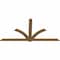 Ekena Millwork Redmond Timber Gable Bracket, Western Red Cedar, 108"W x 54"H x 1 1/2"D x 5 1/2"F, 12/12 Pitch GBW108X54X0206RED00SWR - alternate 3